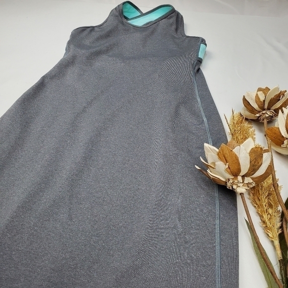 Lululemon Athletica Sultry Gray Turquoise Sports Dress Size XS - Picture 12 of 14